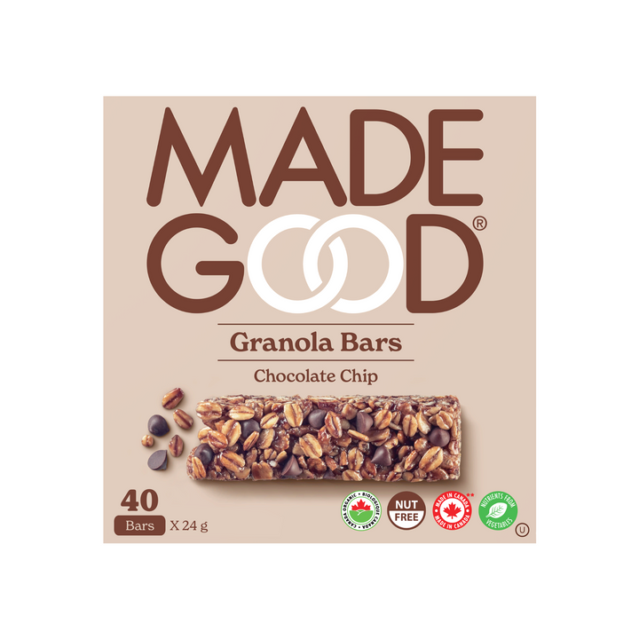 40 count of MadeGood chocolate chip granola bars