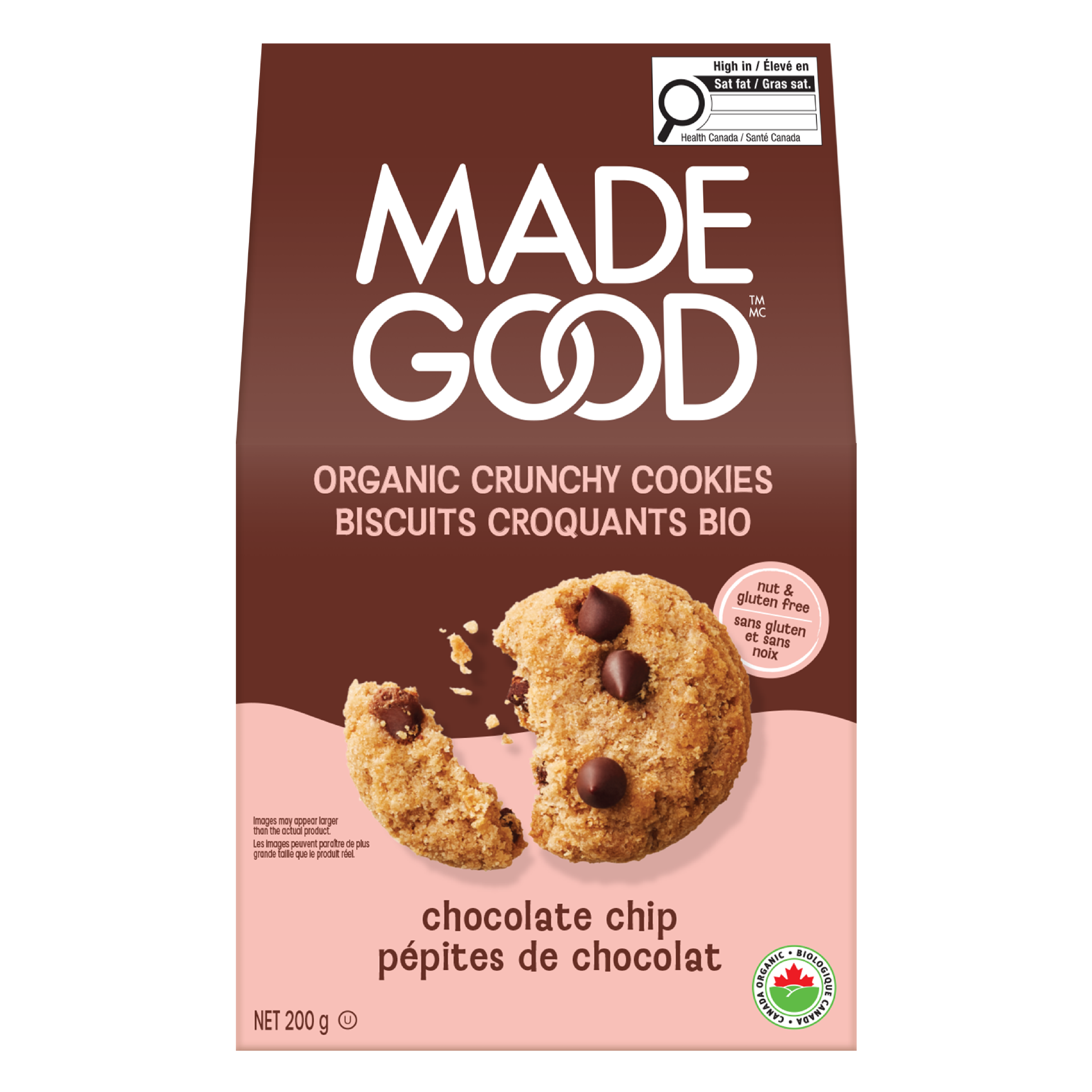 NEW! MadeGood Chocolate Chip Crunchy Cookies (Value 6-Pack