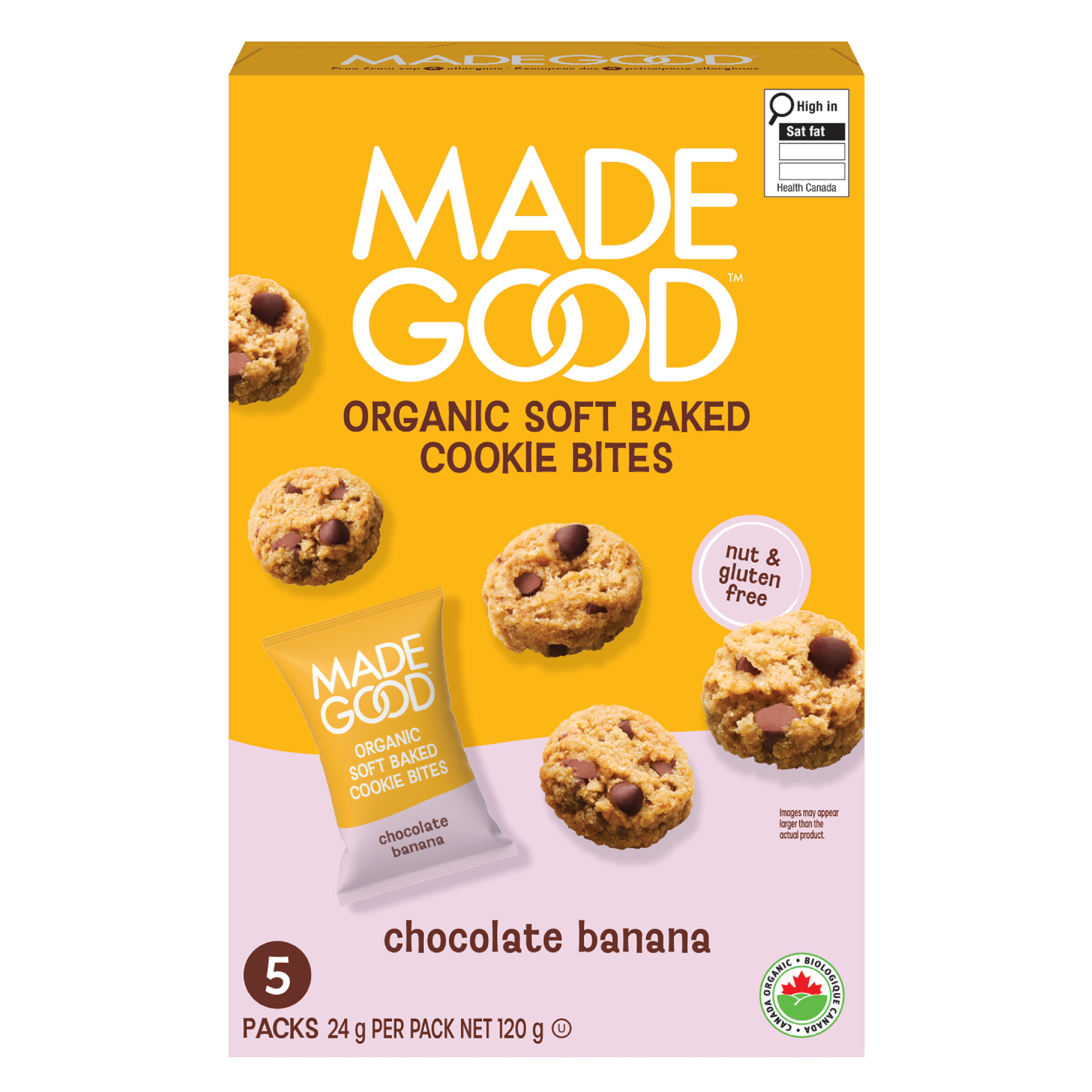 MadeGood Chocolate Banana Soft Baked Mini Cookies | Organic, non