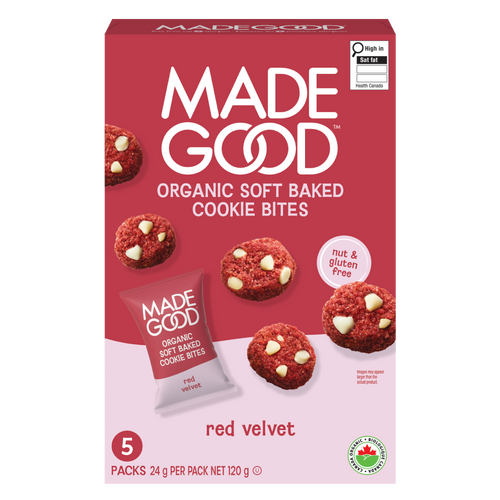 Mini biscuits moelleux au velours rouge Boîte de 30 sachets