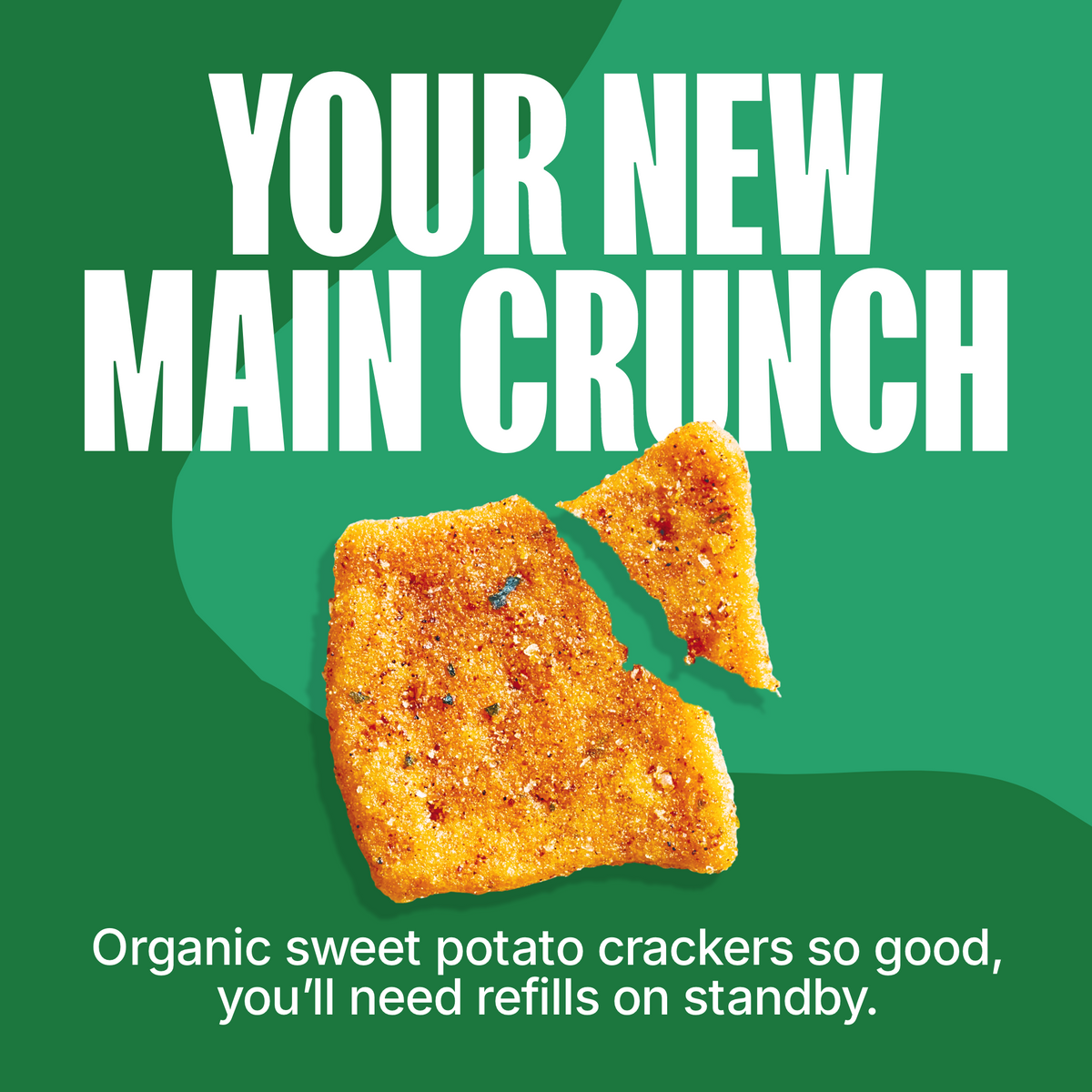 Snackers Chili Lime Organic Sweet Potato Crackers