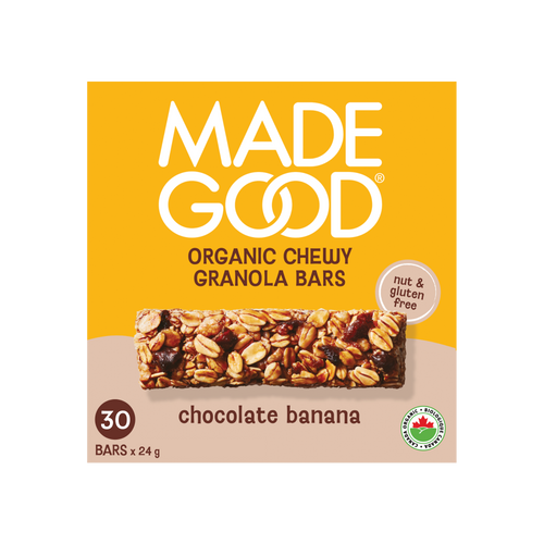 Product image of MadeGood chocolate banana granola bars