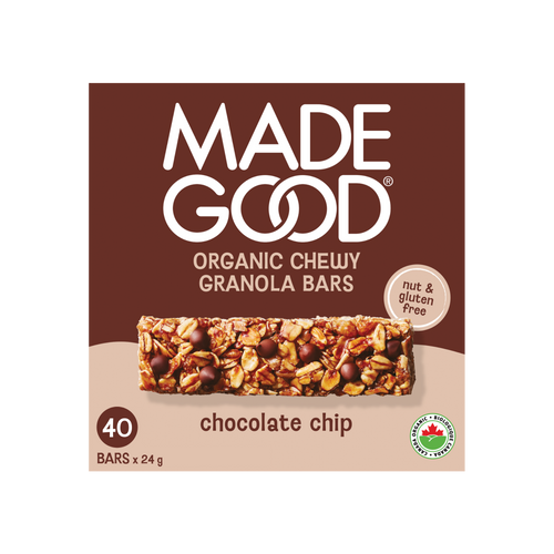 40 count of MadeGood chocolate chip granola bars