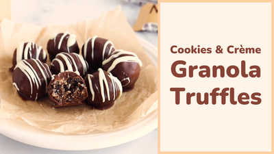 Truffes de granola Cookies &amp; Crème