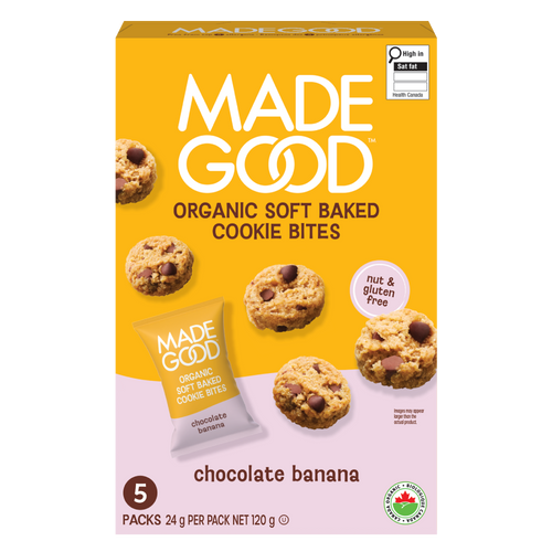 MadeGood Mini-biscuits moelleux Chocolat banane