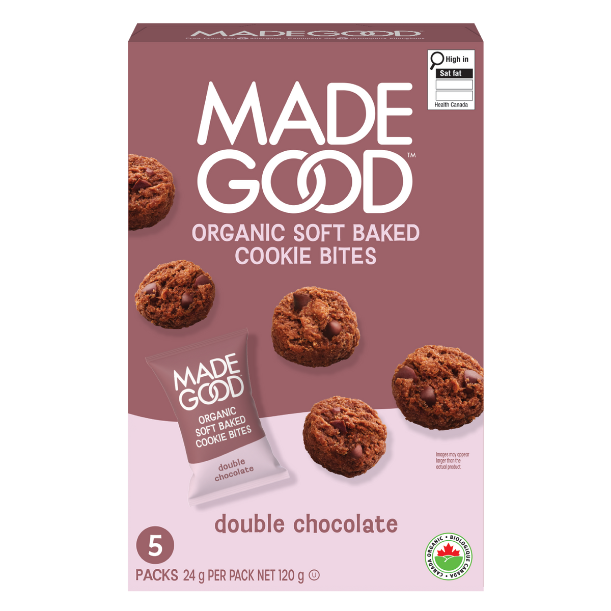 Mini-biscuits moelleux Double chocolat Boîte de 30 sachets