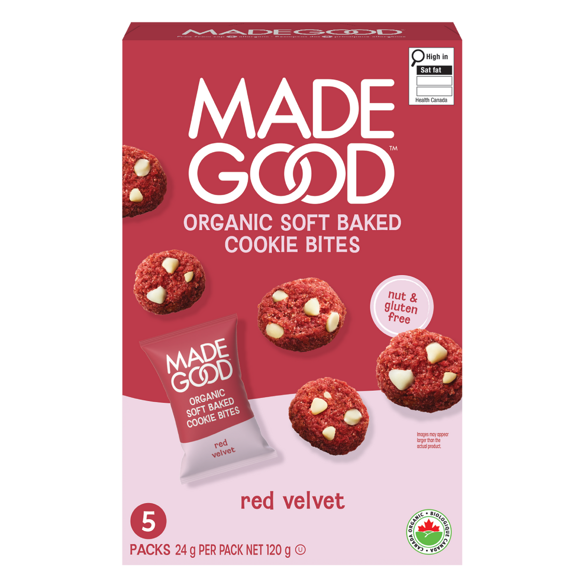 Red Velvet Soft Baked Mini Cookies