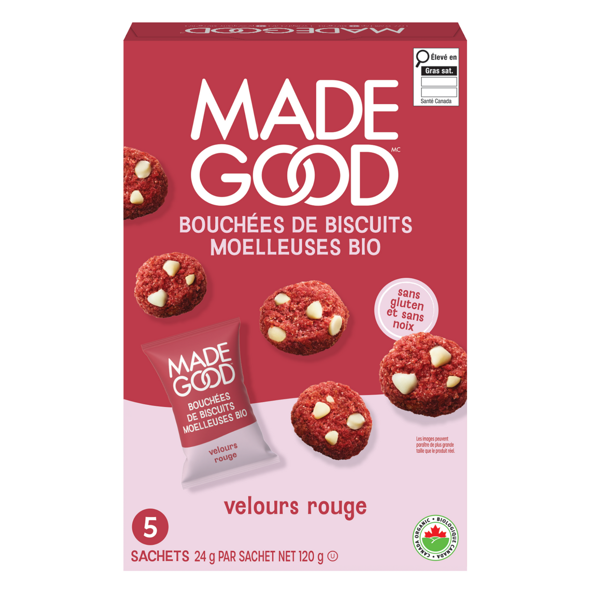 Red Velvet Soft Baked Mini Cookies