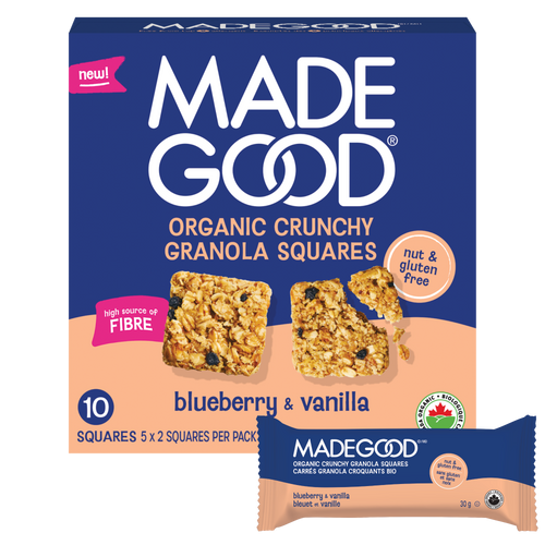 Crunchy Granola Squares - Blueberry & Vanilla