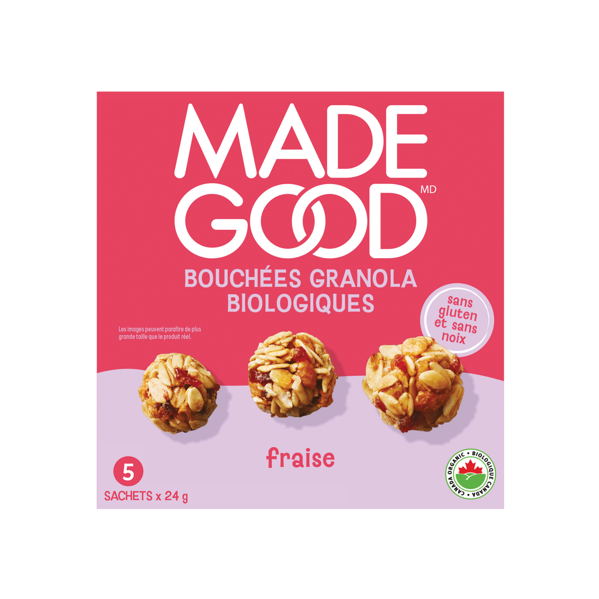 Strawberry Organic Granola Bites