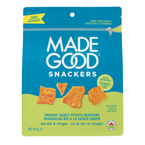 Snackers Sea Salt Organic Sweet Potato Crackers