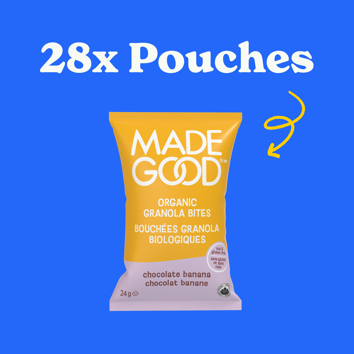 Chocolate Banana Granola Bites (28 Count)
