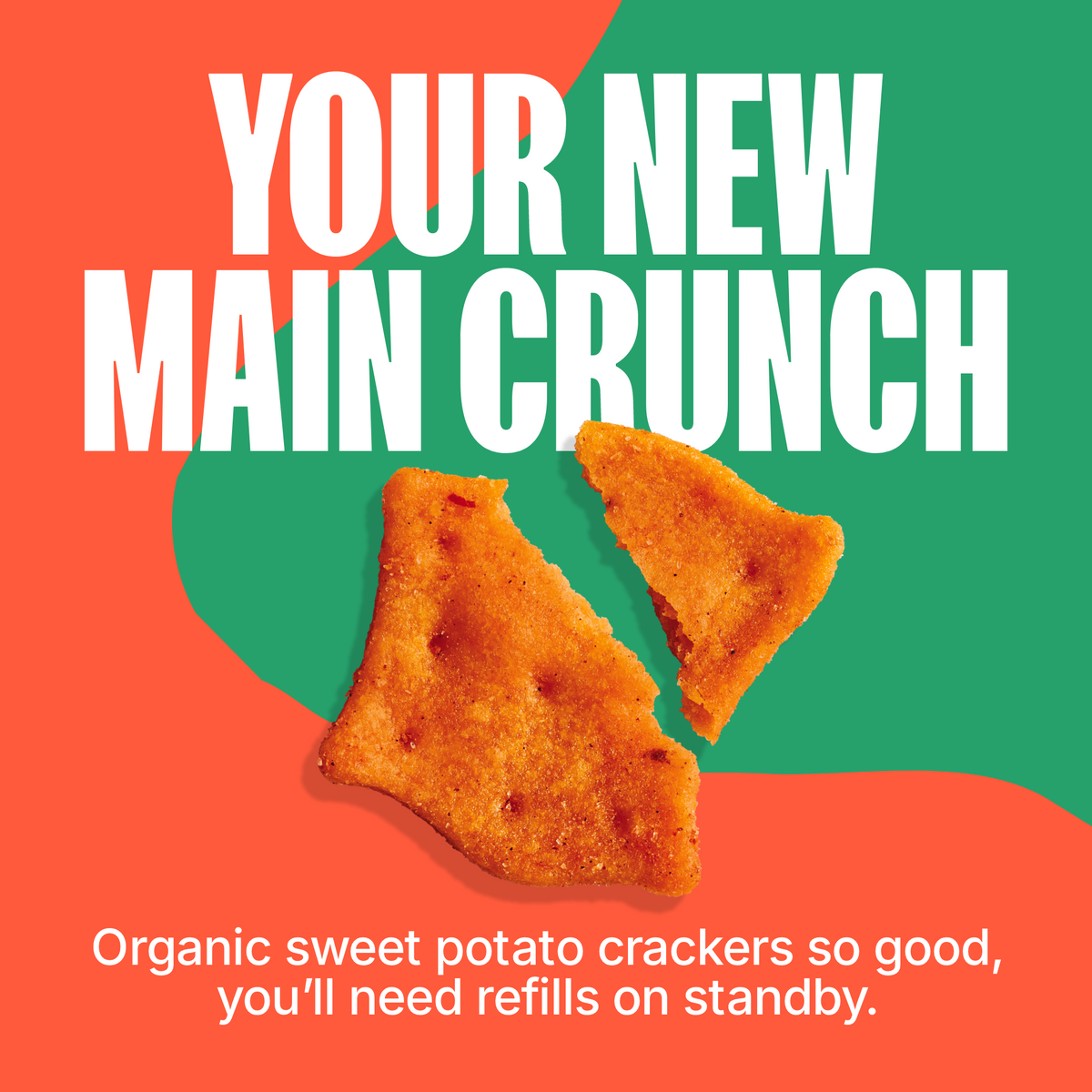 Snackers Smoky Barbecue Organic Sweet Potato Crackers