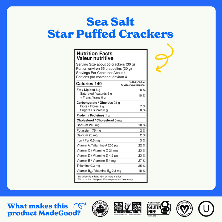 Sea Salt Crackers (6 Count)