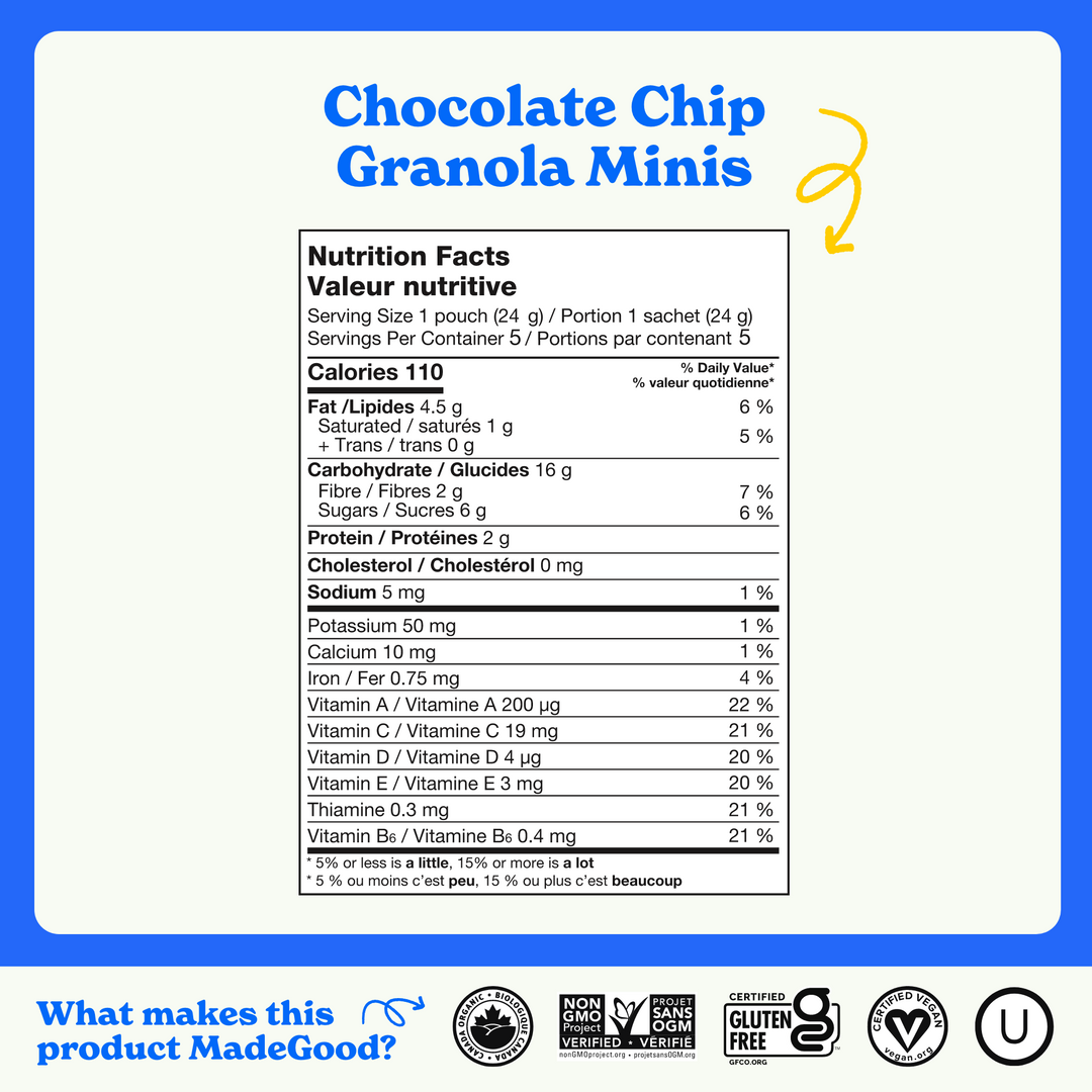 Chocolate Chip Granola Minis (28 Count)