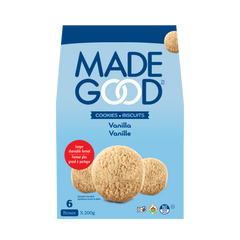 A box MadeGood vanilla cookies in a larger shareable format