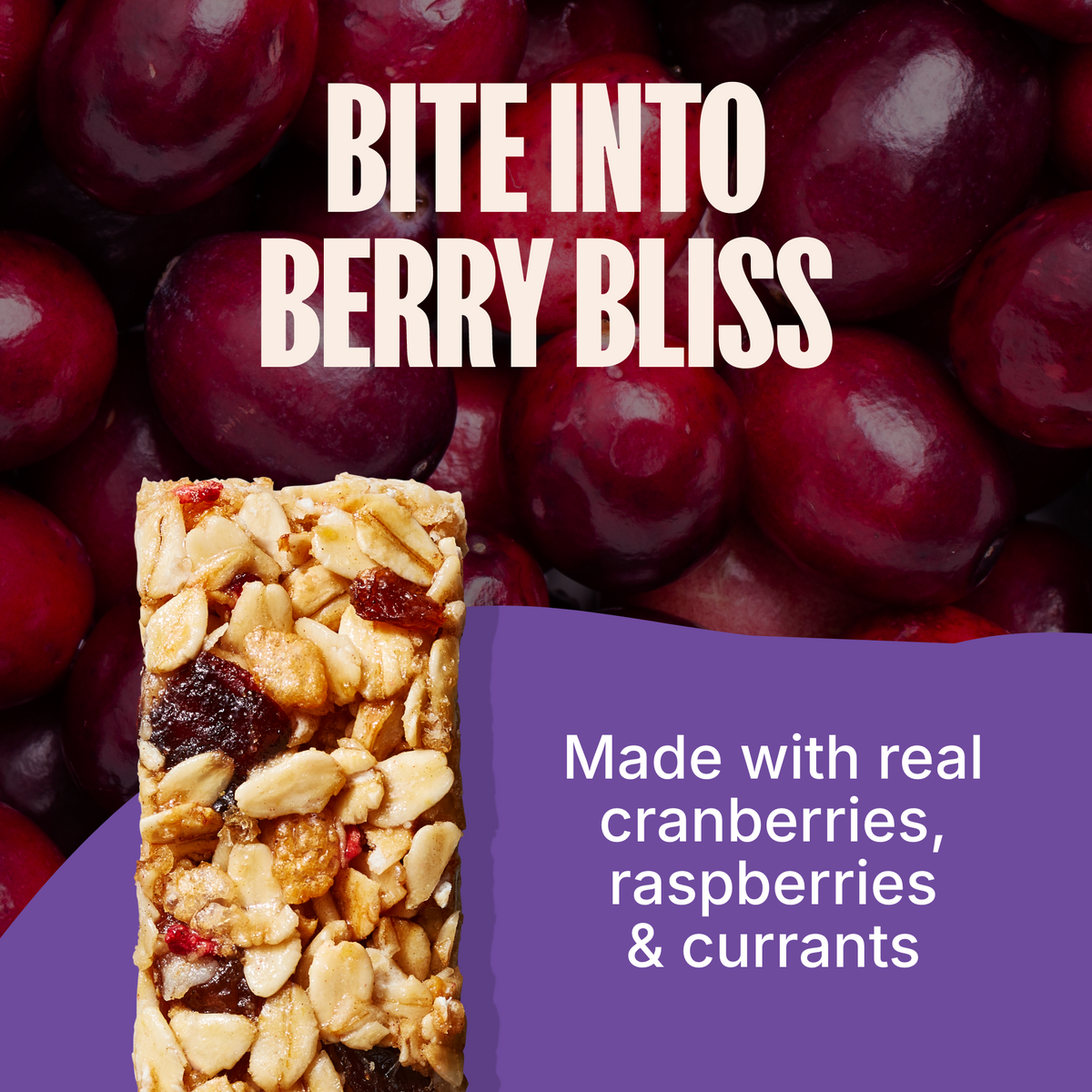Barres granola Baies mélangées Boîte de 40 barres
