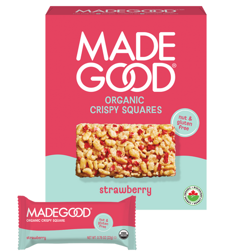 Strawberry Crispy Squares