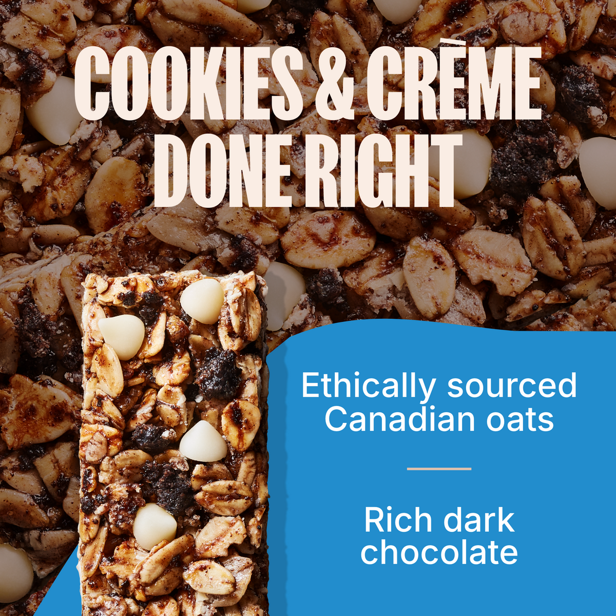 Cookies & Crème Granola Bars