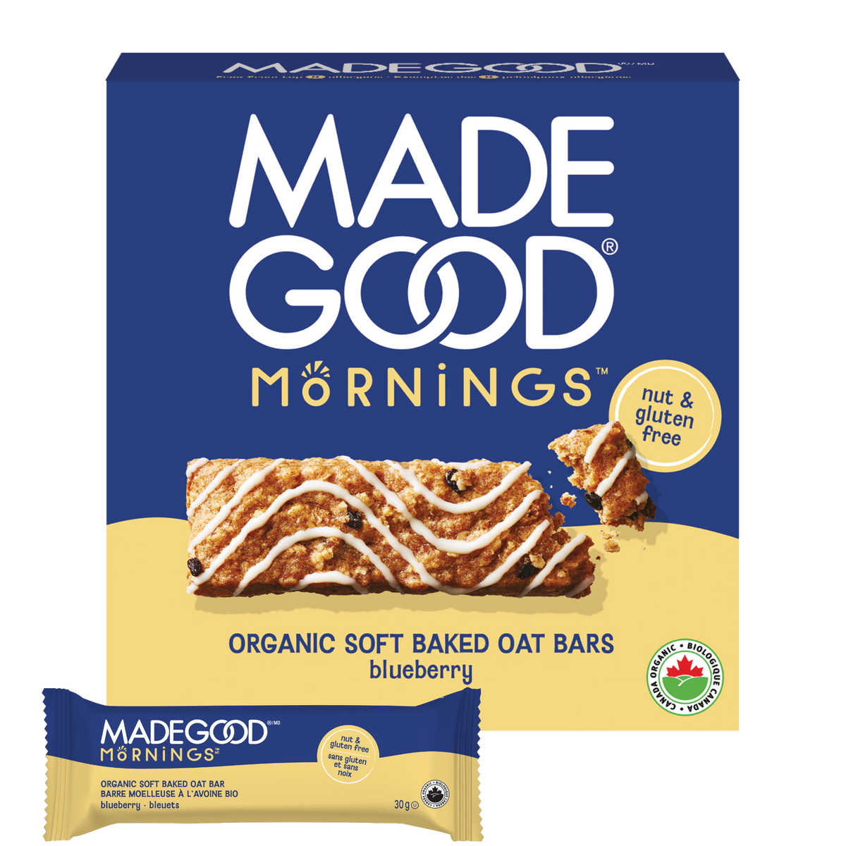 Mornings Blueberry Soft Baked Bars