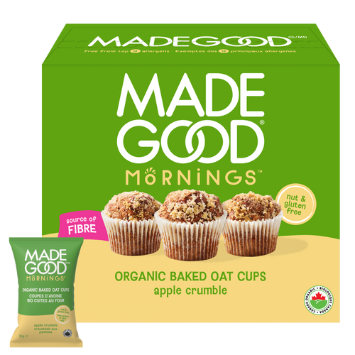 Apple Crumble Organic Baked Oat Cups