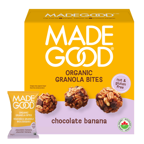 Chocolate Banana Granola Bites