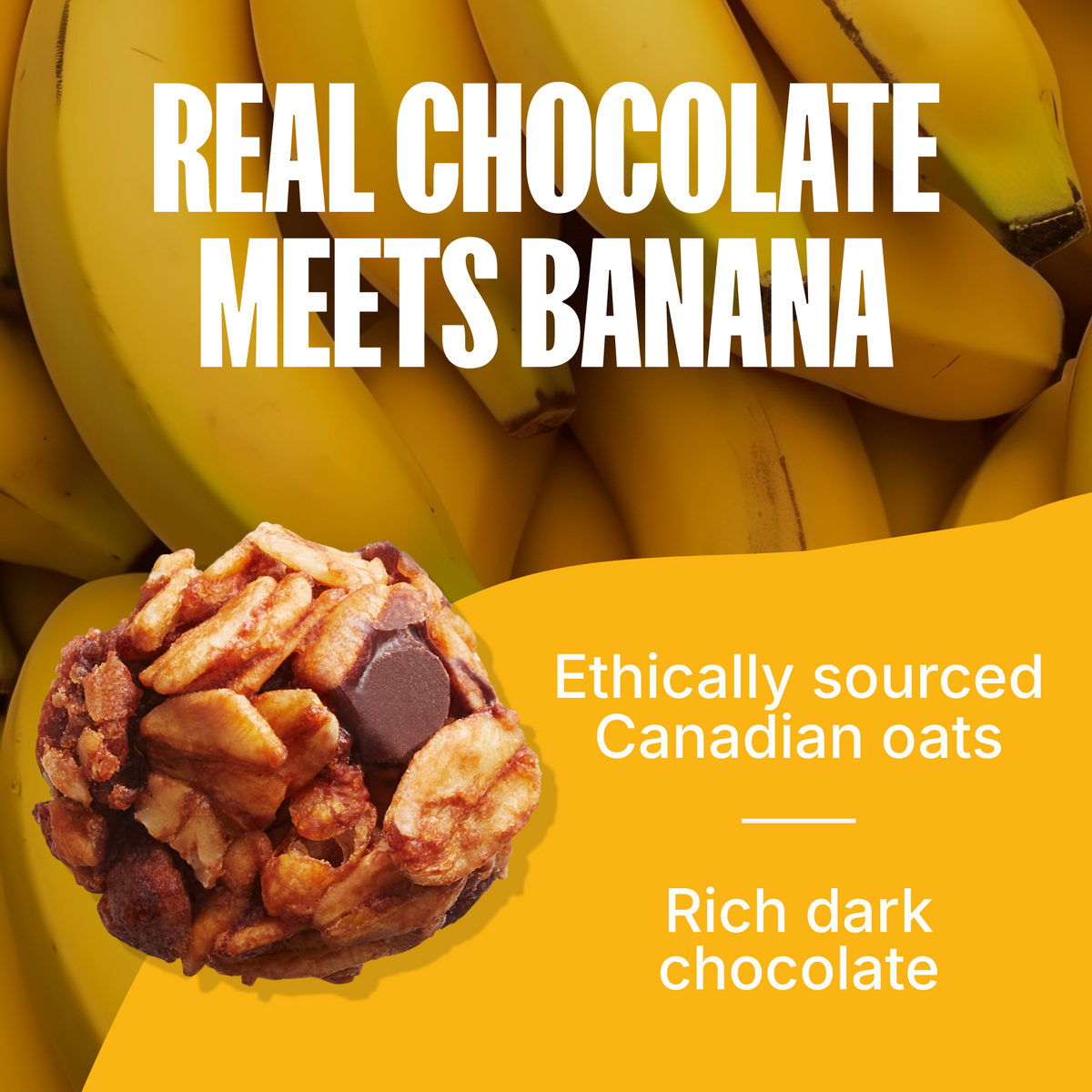 Bouchées Granola Chocolat banane Boîte de 28 sachets