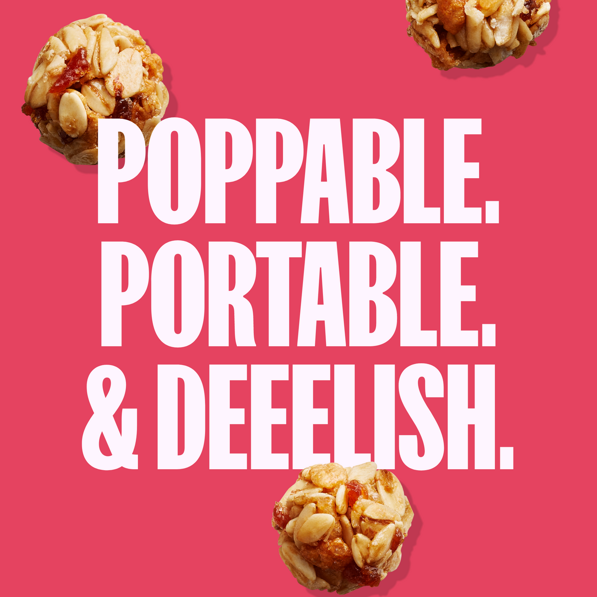 Bouchée granola fraise
