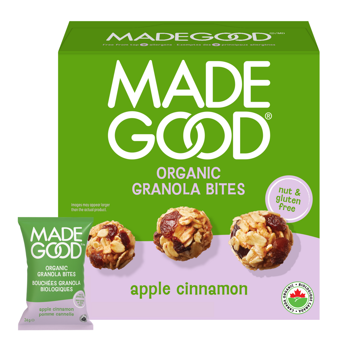 Bouchée granola Pomme cannelle