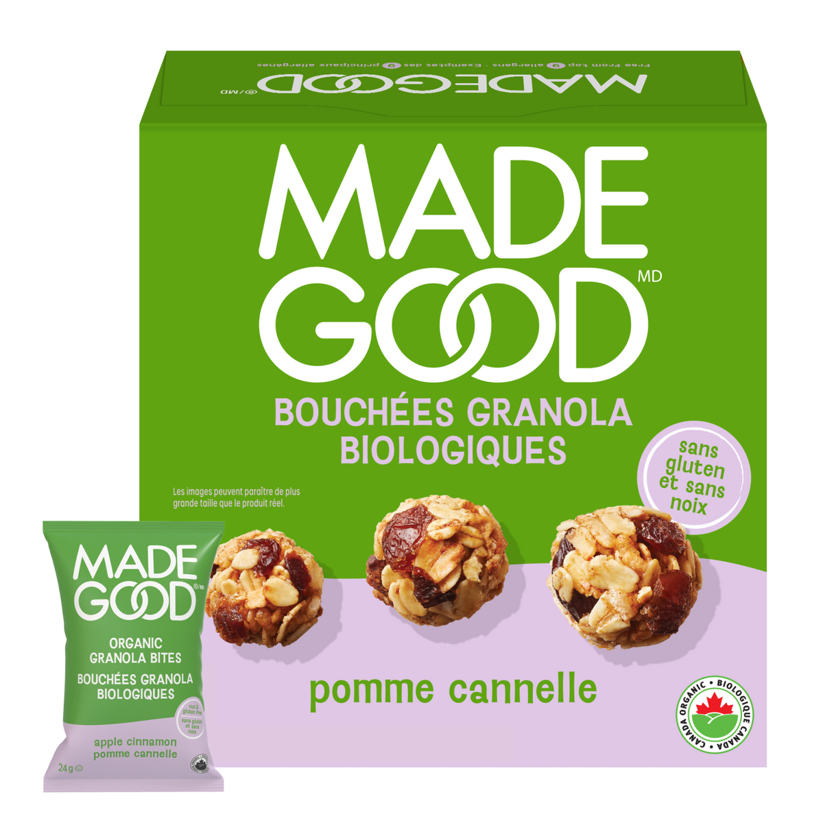 Bouchée granola Pomme cannelle