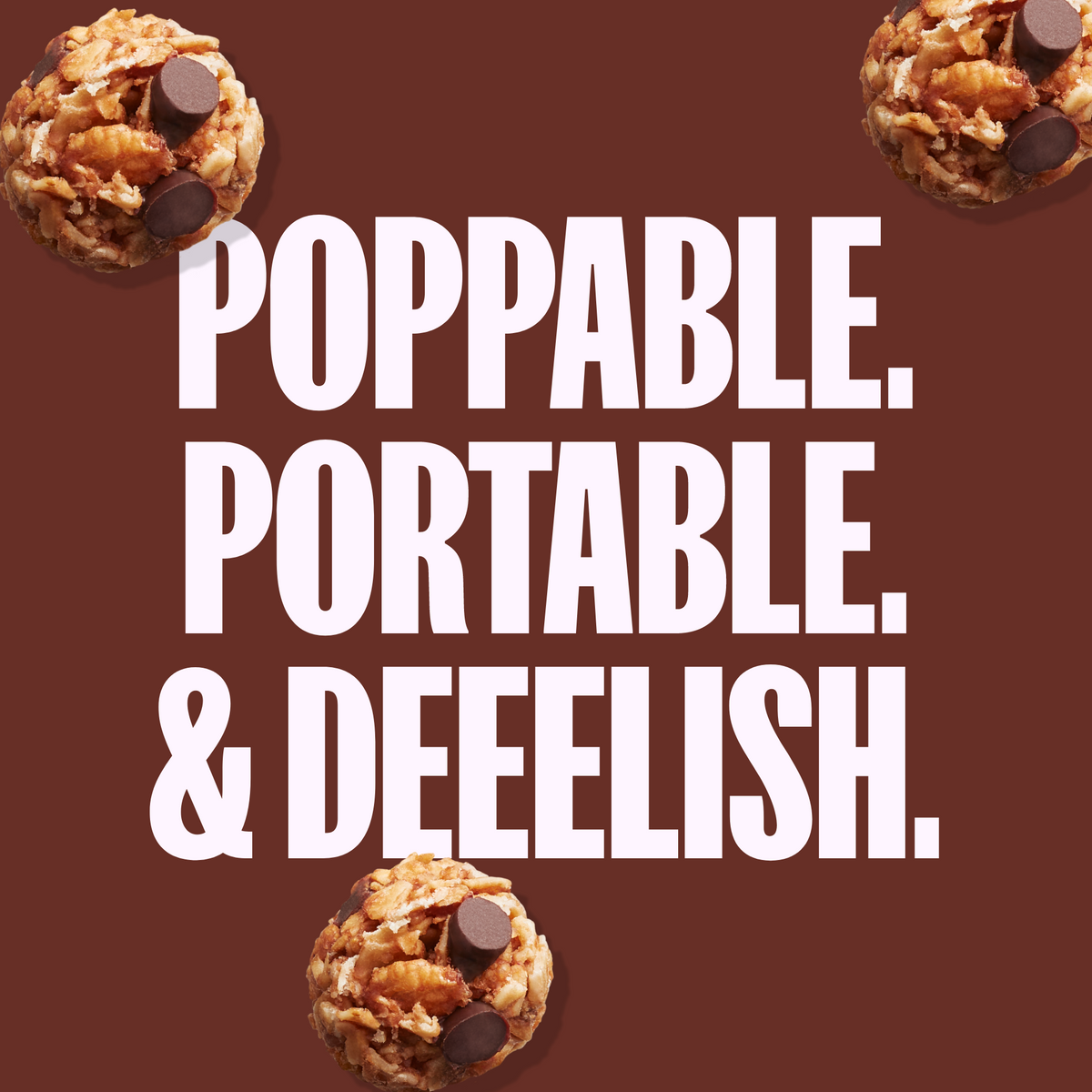 Bouchées Granola Pépites de chocolat Boîte de 28 sachets