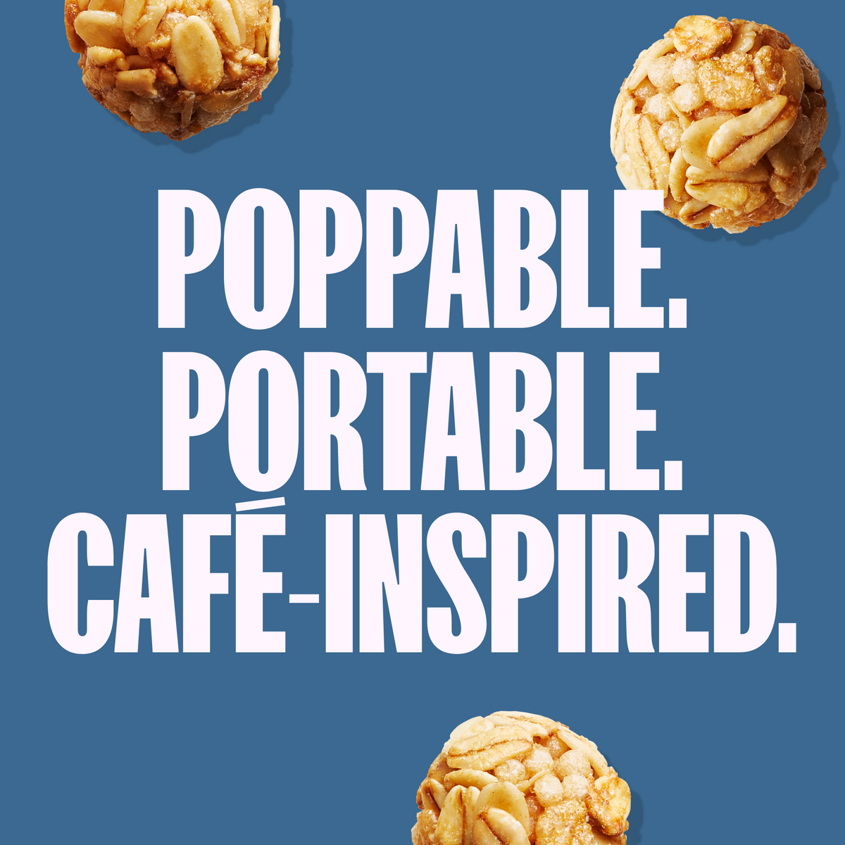 Bouchées de granola bio au latte à la vanille