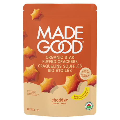 Cheddar Star Puffed Crackers