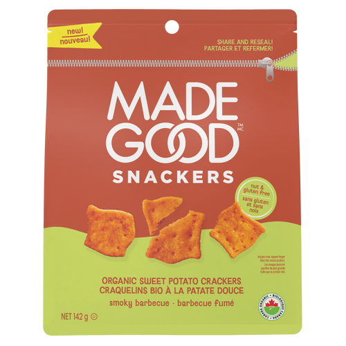 Snackers Smoky Barbecue Organic Sweet Potato Crackers