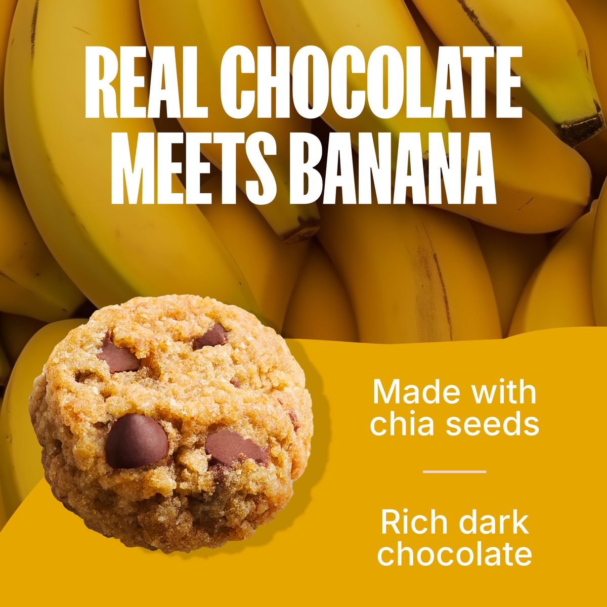 Chocolate Banana Soft Baked Mini Cookies