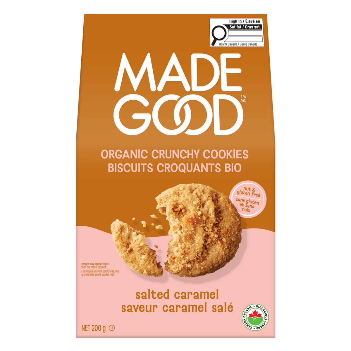 Biscuits croquants au caramel salé