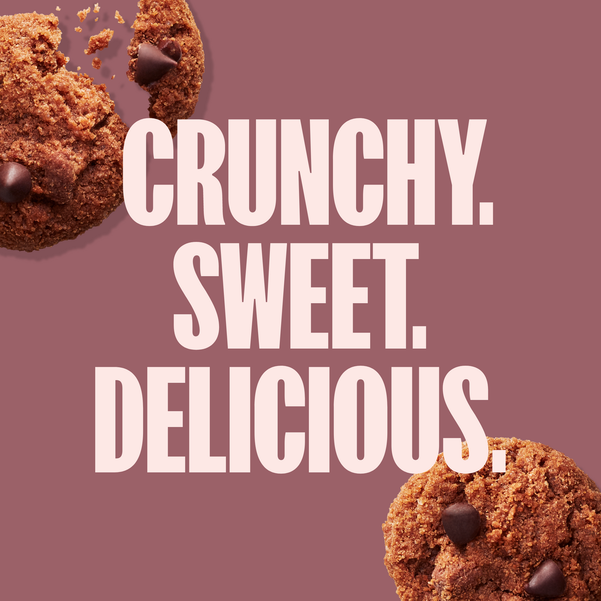 Biscuits croquants au double chocolat