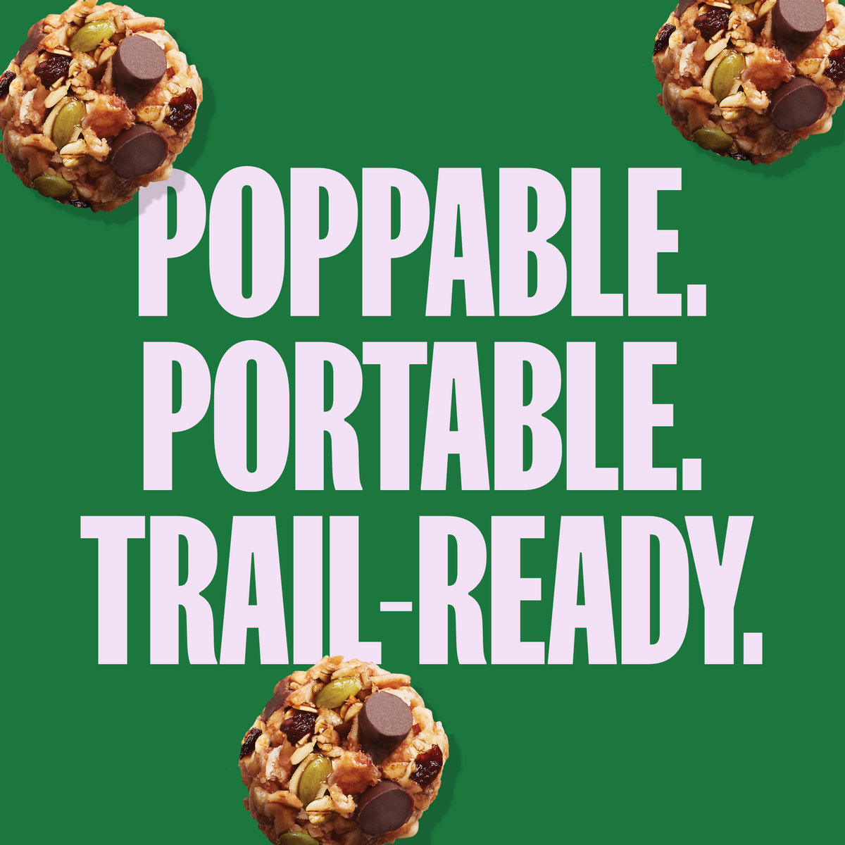 Bouchées de granola biologique aux fruits secs et graines