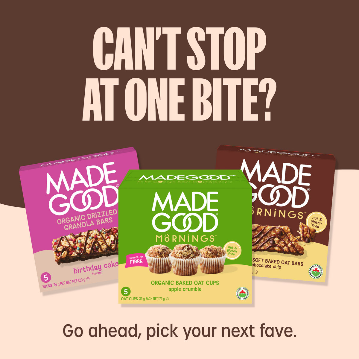 Carrés de granola croustillants - Avoine et chocolat noir