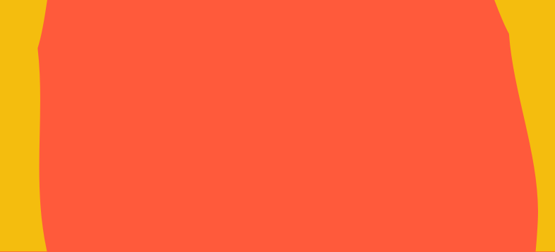 Formes abstraites orange et jaunes